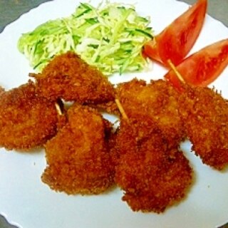 子どもが食べやすいチキン串カツ